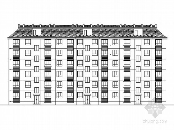 村镇住宅结构施工资料下载-[永嘉县]某村镇安置房住宅群建筑施工图