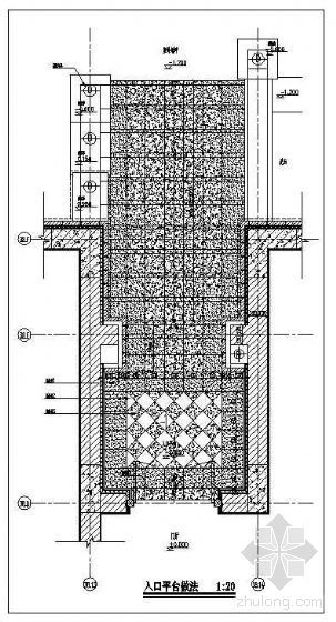 入口平台做法资料下载-入口平台做法详图
