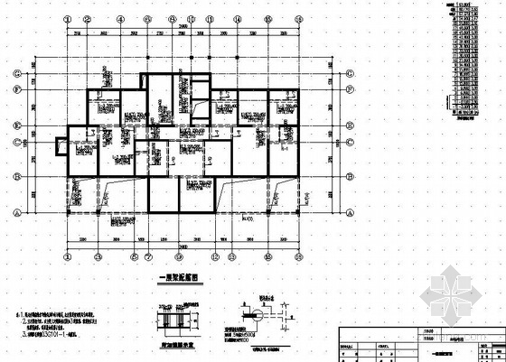 cfg桩桩帽施工图资料下载-18层剪力墙住宅结构施工图（DDC桩，CFG桩）