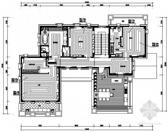 二层楼的别墅施工图纸资料下载-[合肥]高级别墅地源热泵空调设计全套施工图纸(含地暖 空调电气设计)