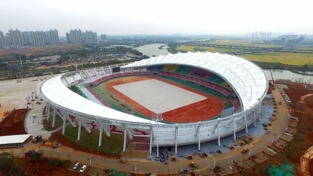 江西省钢结构安装规范资料下载-昌南体育中心钢结构体育场项目交付使用