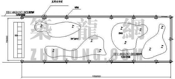 高尔夫练习场资料下载-高尔夫球练习场电施图