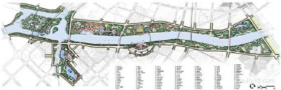 运河景观cad平面资料下载-[北京]运河城市景观方案设计