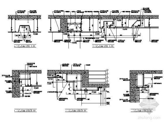现代中式风格跃层式样板房施工图（含效果）-图5