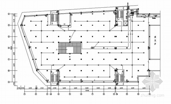 消防稳压泵设计图纸资料下载-某四层建筑消防设计图纸
