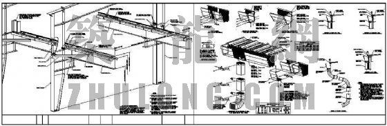 机电支吊架安装示意图资料下载-钢结构安装示意图