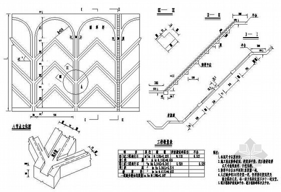 造价人牢记的时间节点资料下载-路基防护工程(人字型骨架植物防护)节点详图设计