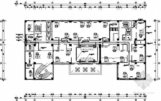 办公楼空调通资料下载-[北京]餐饮办公楼空调通风设计竣工图纸