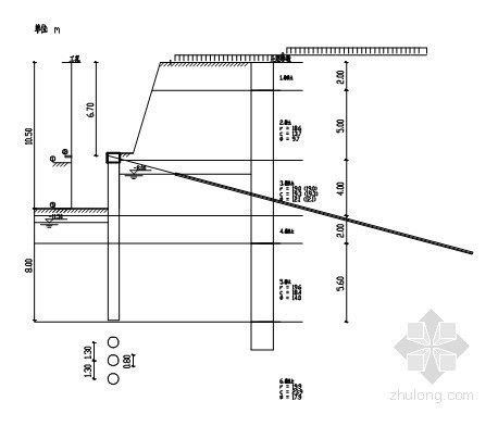 桩墙一锚桩支护结构资料下载-桩锚、土钉墙基坑支护井点降水方案（含计算书 112页）