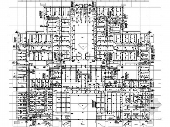 四层或五层建筑施工图资料下载-[河南]多层医疗建筑空调通风及防排烟系统设计施工图（含节能设计）