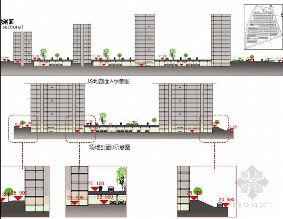 [江苏]新亚洲风格住宅小区规划设计方案文本（含3种方案）-新亚洲风格住宅小区规划分析图 