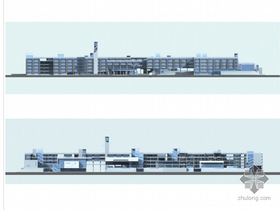 [富阳市]场口某中学规划及建筑设计文本及CAD扩初（带效果图）- 