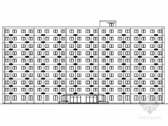 十层建筑施工图纸资料下载-[毕业设计]某十层宾馆建筑施工图