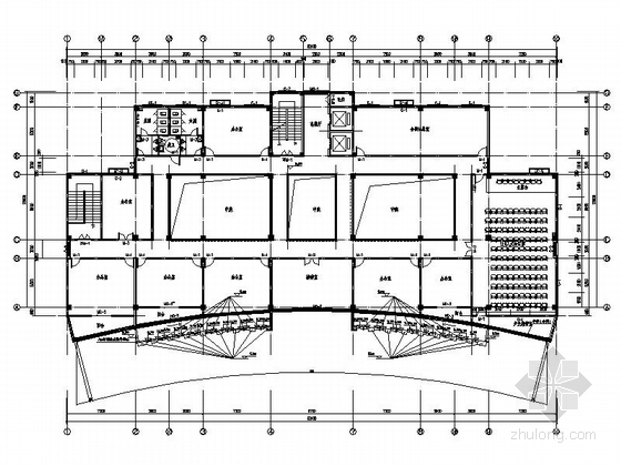 [山东]某社会福利院五层综合楼建筑施工图-图5