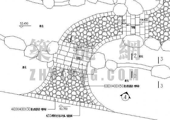 喷水墙设计资料下载-叠石喷水景墙详图