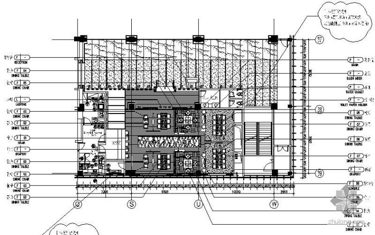 日本餐厅4资料下载-[北京]某日本餐厅施工图（含实景）