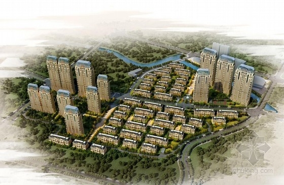 新中式的别墅建筑设计图资料下载-[上海]新中式风格高层住宅建筑设计方案文本