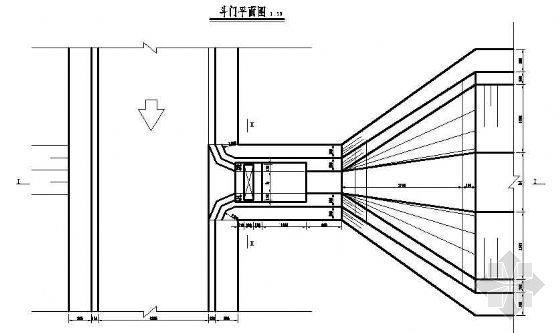 混凝土水渠施工方案资料下载-某钢筋混凝土2.5×1.4米断面水渠设计图