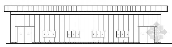 钢架楼梯cad施工图资料下载-厂房钢架建筑、结构施工图