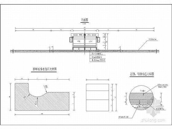排水构造样图资料下载-乡村道路招呼站构造详图