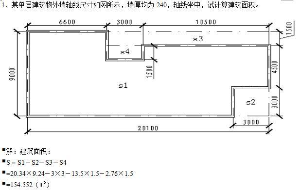 土建预算实例，非常适合造价相关人员学习参考