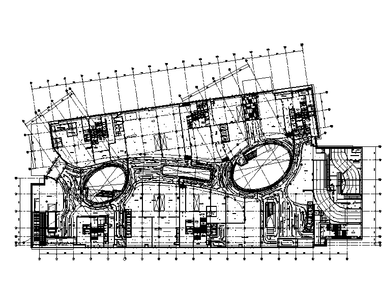 广场地面cad资料下载-上海金融中心大型高级商业中心暖通施工图（CAD+PDF）