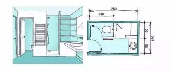 卫生间装修尺寸，精细到每一毫米的设计！_8