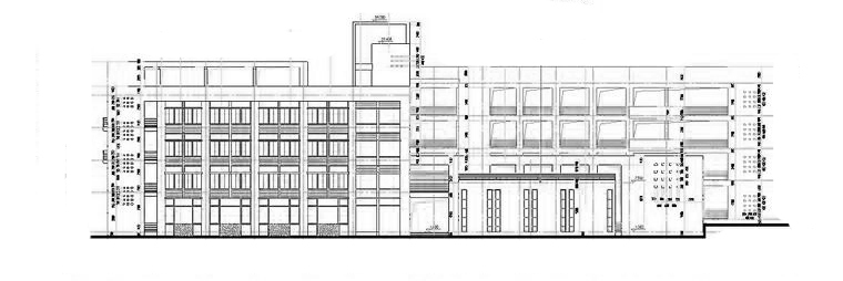 7层框架综合楼建筑图纸资料下载-多层学校综合楼建筑图