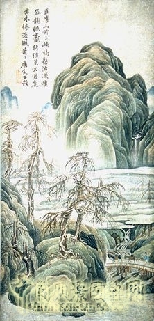 中国古典园林设计技巧资料下载-中国山水画对中国古典园林假山设计的影响