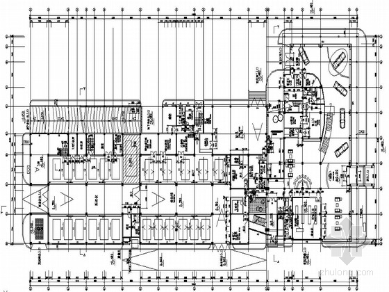 交通设施有限公司加工车间资料下载-扬州某汽车维修服务有限公司办公车间全套图纸