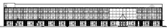 三层大型办公资料下载-某三层大型轻钢厂房建筑方案图