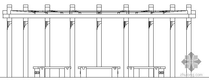 玻璃阳光房CAD图资料下载-玻璃顶阳光廊施工详图
