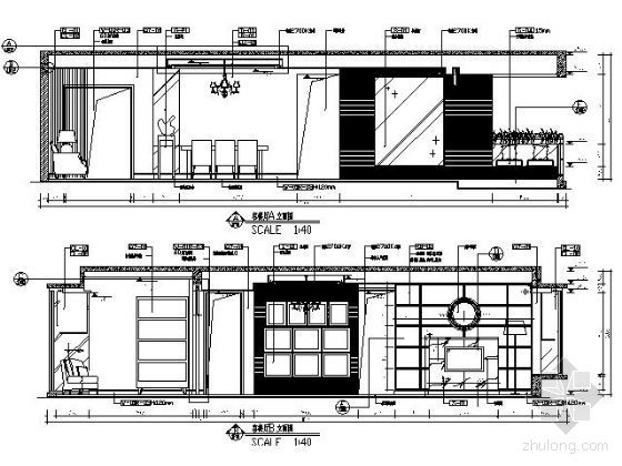 [重庆]三室两厅样板间施工图(含实景)-图5