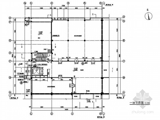 [东莞]某住宅小区三层仓库建筑施工图- 