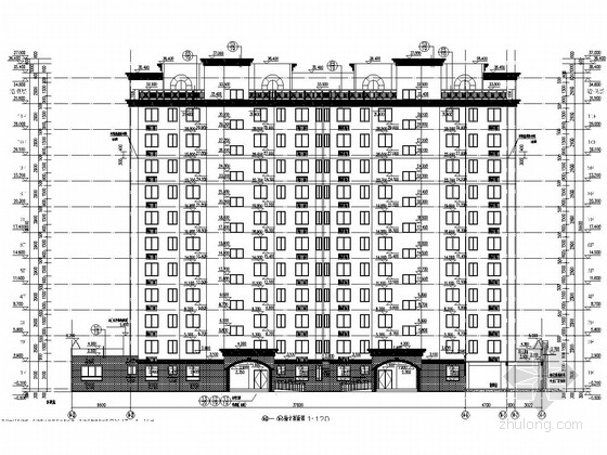 50平住宅施工图资料下载-5800平11层剪力墙高层住宅楼建筑结构施工图