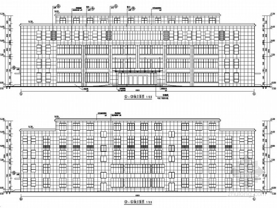 重庆汽车产业城资料下载-[江西]五层框架结构汽车城技术办公楼结构施工图（含建筑图）