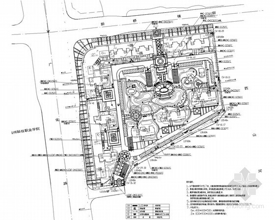 土木工程2016招聘资料下载-[浙江]保障性安居工程电气市政外线图（2016年最新）