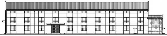 120米钢结构厂房建筑图资料下载-某钢结构单层厂房建筑结构施工图
