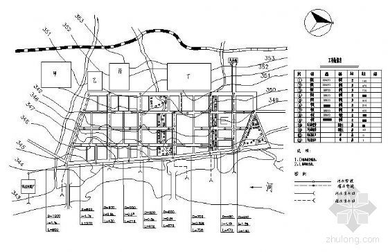1A道路施工图资料下载-排水管网课程设计