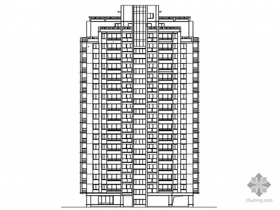 200平米2户型住宅楼图资料下载-[温州]某大型住宅区住宅楼群建筑施工图