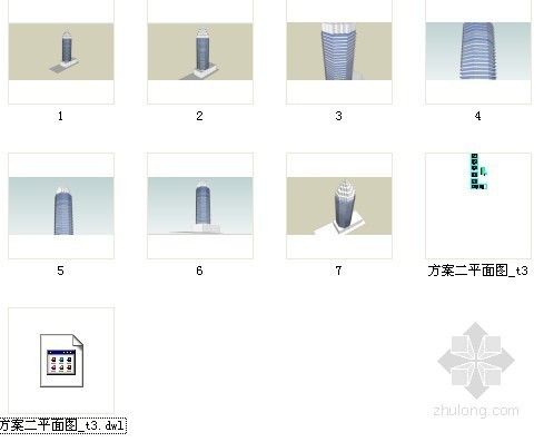 某文化产业园三十一层办公楼建筑方案图- 