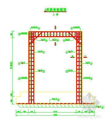 拱架施工设计图资料下载-某悬链线拱渡槽施工设计图