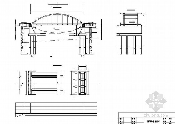 拱桥设计详图资料下载-系杆拱桥总体布置节点详图设计