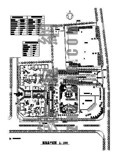 民族广场案例资料下载-某城市民族风情街总平面图