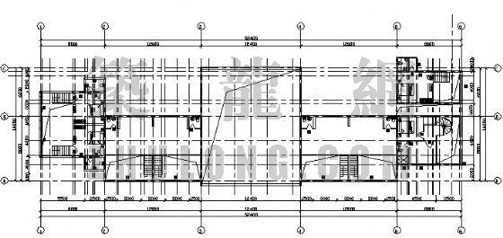 60m轻钢结构图纸资料下载-某售楼部轻钢结构图纸
