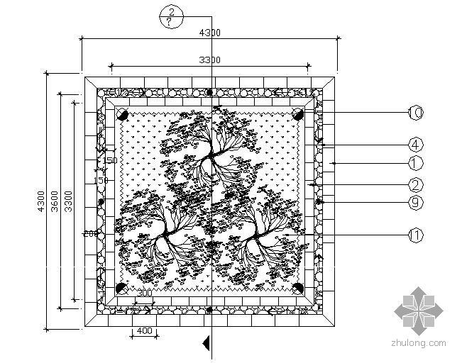 树穴详图资料下载-树穴施工大样图