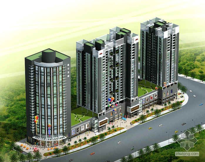 智慧医院规划资料下载-[长沙北城]某居住商业多功能城市综合体总体规划及建筑设计分析