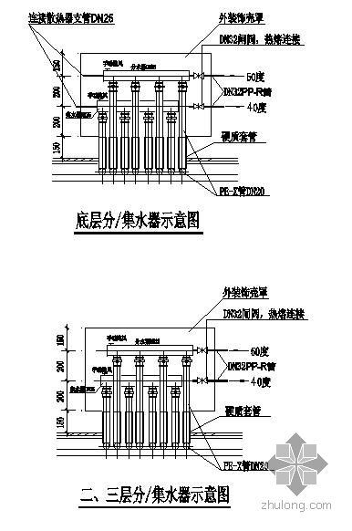 某别墅地板采暖设计图纸-4