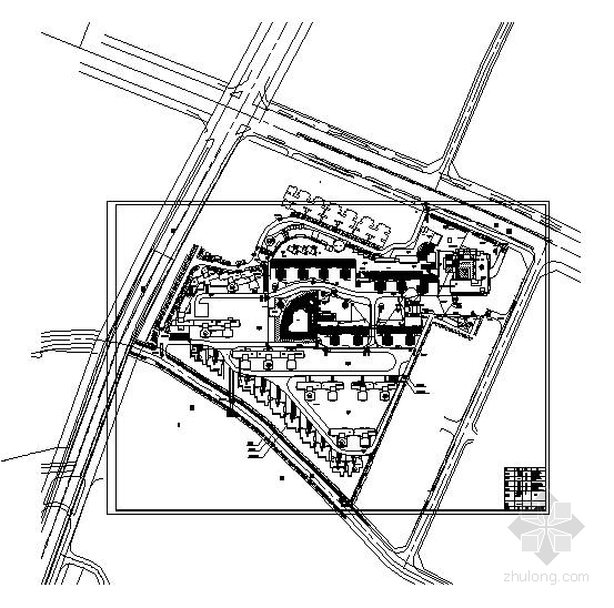 小区弱电系统图资料下载-广东某小区智能化弱电系统图
