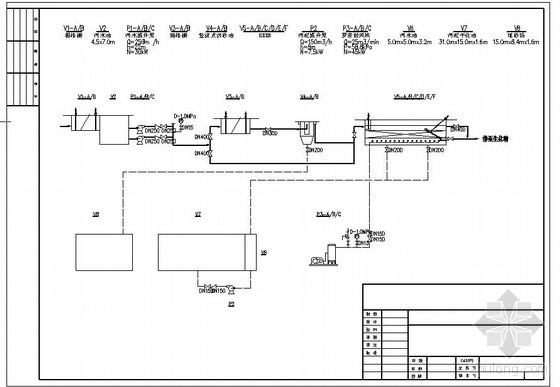 2万吨净水厂泵房施工图资料下载-青海某污水处理厂全套施工图